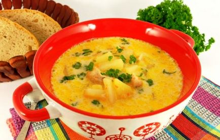Рецепта пилешка супа с топено сирене, избор на съставките и тайни