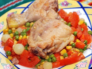 Рецепта пилешки бутчета, печени на фурна