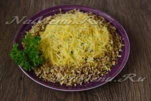 Зелена салата, сушени сини сливи и гъби 8 Simple рецепта (Рецепта за салата гъби сини сливи) Салата с сини сливи и гъби 8 прости рецепти