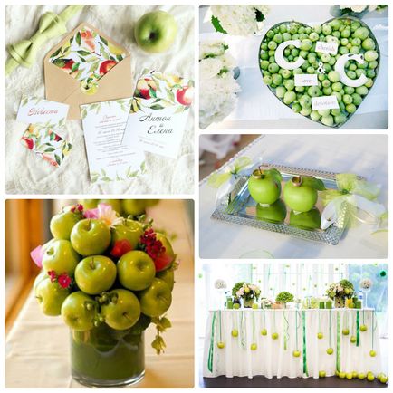 Juicy и светъл плодове сватба