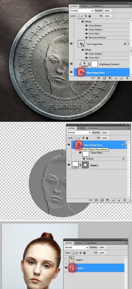 Създайте свои собствени монети в Photoshop (Photoshop) Създайте своя собствена монета в Photoshop