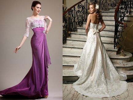 Сватбена рокля с влак, изберете правилния стил