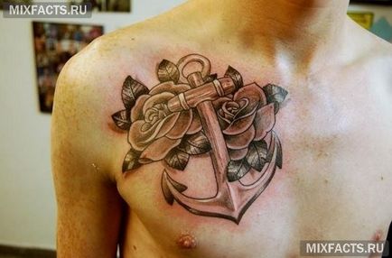 Anchor татуировка значение и снимки