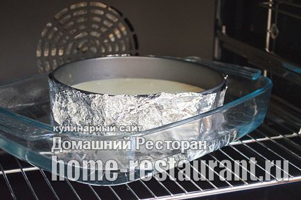 Изварата чийзкейк рецепта у дома със снимка
