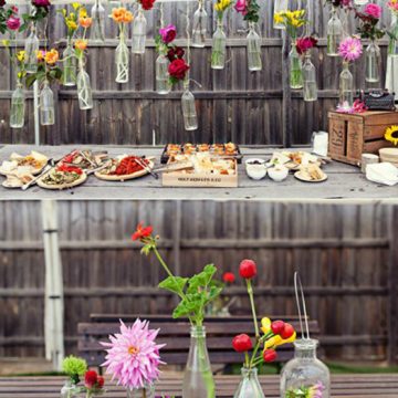 Декорирайте двора за сватбени идеи със снимки и видео