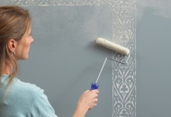 Всички методи на декорация на стените са боядисани със собствените си ръце