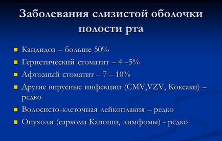 заболявания на устната кухина, на лигавицата и езика при възрастни лечение снимка