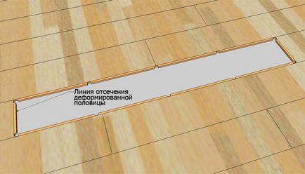 Подмяна на повредени ламинат пансион (повреден) Подмяна на повредени ламинат борда