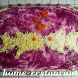 15 начина да украсят салатата - херинга под шуба - вкъщи ресторант