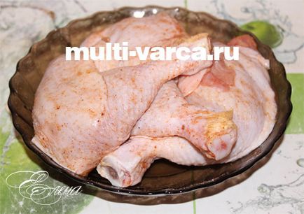 Бял фасул с пиле в multivarka
