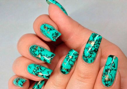 Turquoise лак за нокти 100 снимки на идеи модерен дизайн за нокти