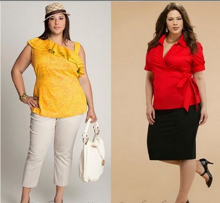 Блуза за лятото за жени със затлъстяване с ръцете си