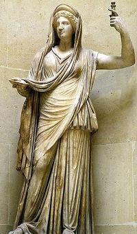Богинята Хера - покровителка на брачната връзка и законните деца