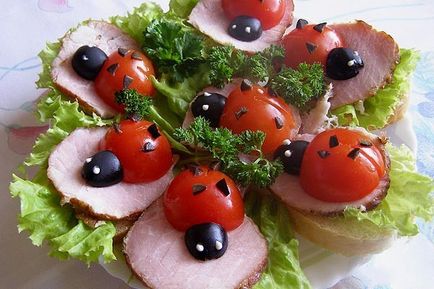 Сандвичи на почивка маса рецепти със снимки