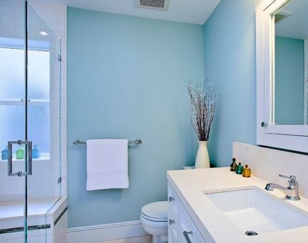 Как да боядисате стените в банята вместо плочки