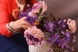 Цветя от плат със собствените си ръце майсторски клас как да направите снимки и видео