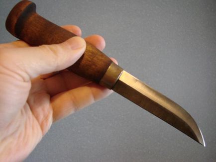 Дървената дръжка на нож с неговата ръце видео инструкция как да се направи от процес, който е по-добре