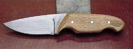 Дървената дръжка на нож с неговата ръце видео инструкция как да се направи от процес, който е по-добре