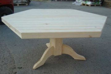 Дървена маса с ръцете си - инструкции стъпка по стъпка, рисунки и снимки