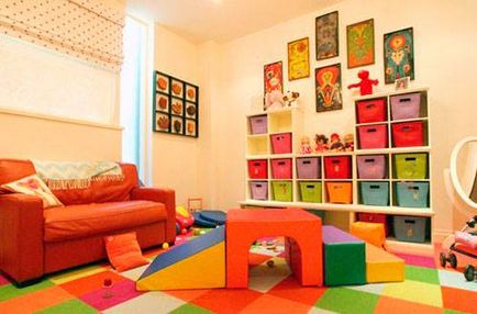 Дизайн стаята на детето към снимките хола и препоръки