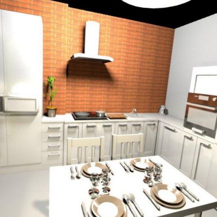 дизайн кухня с газов котел, дизайнът на малки до голяма кухня