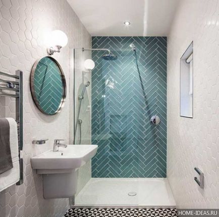 Дизайн бани без тоалетна малък размер на снимката