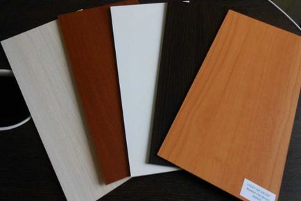 Ламинирани плочи от дървесни влакна, боядисани и маскирани - характеристики и приложения