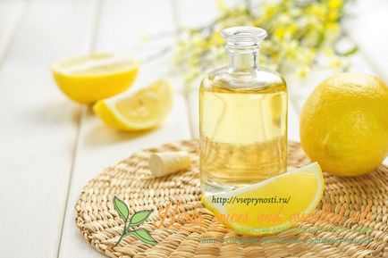 Lemon етерични масла - свойства и методи за прилагане от А до Z