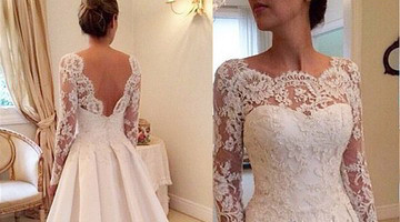 Елегантни сватбени рокли с дълъг ръкав основни правила за избор