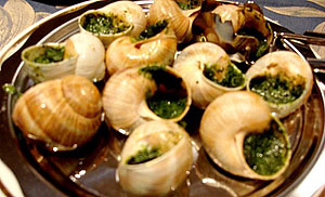 Escargot - ястие от охлюви