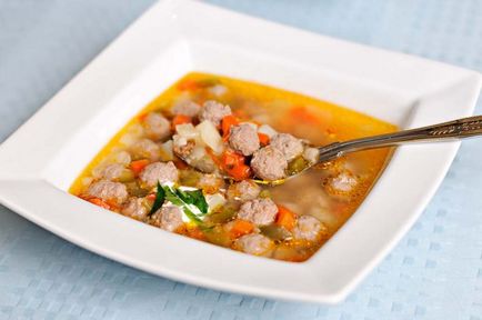 Кюфтета от мляно месо за готвене супа - класически рецепти