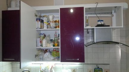 Тръба за газ в опциите за кухня, как да се скрие в снимката - проектиране кухня с газова тръба