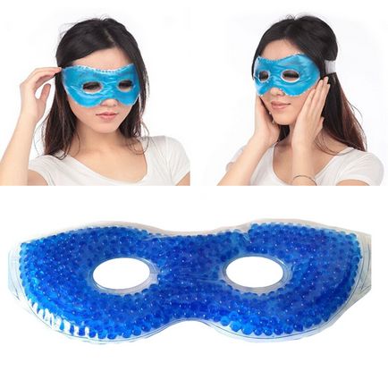 Гел маска за очите - как да се използват