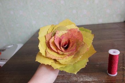 Как да си направим една роза листо