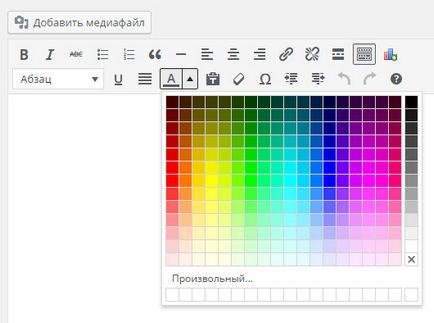 Как да промените цвета на текста в WordPress, и добавете (хак плъгин)