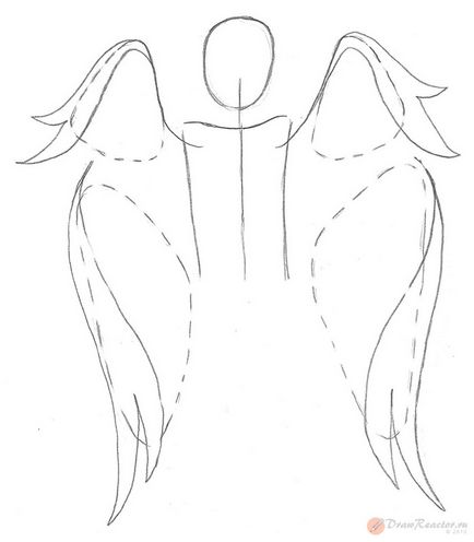 Как да се направи ангелски крила - уроци по рисуване