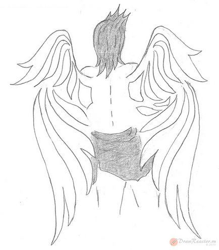 Как да се направи ангелски крила - уроци по рисуване