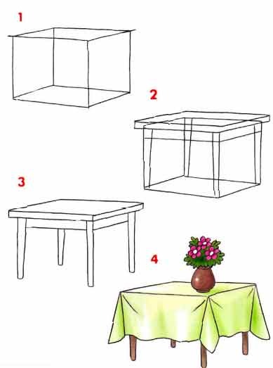 Как да се направи молив Мебели етапи