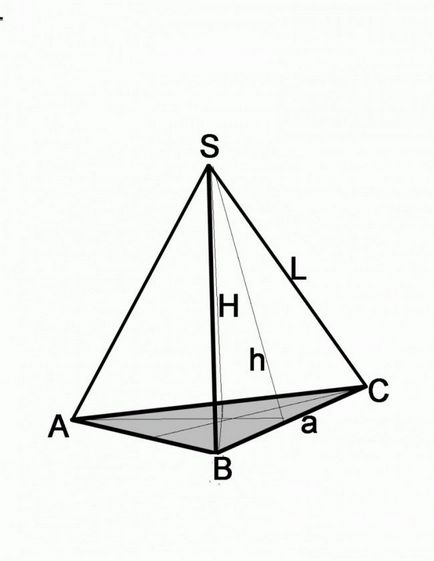 Как да си намерим по посока на основата на пирамидата