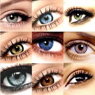 Какъв цвят са очите на лицето, всички опции в Фото