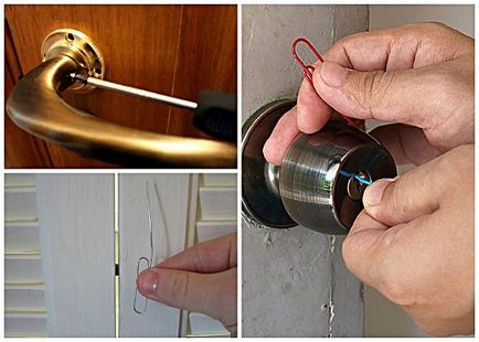 Как да отворите дръжка вътрешна врата без ключ изтекъл срок съвети