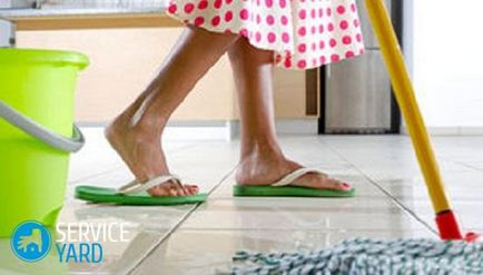Как да се измие на плочките на пода на упоритите замърсявания, serviceyard-комфорт на дома си на една ръка разстояние
