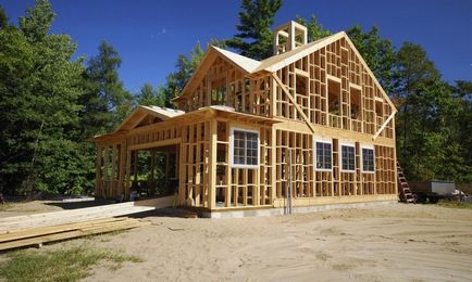 Как да се повиши дървена къща със собствените си ръце изпълнението на инструкция на произведения