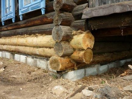 Как да се повиши дървена къща със собствените си ръце изпълнението на инструкция на произведения