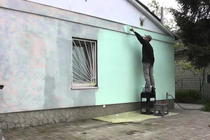 Как да се боя на фасадата на къщата с ръцете си снимка, подготовка за боядисване на фасадата и боя селекцията