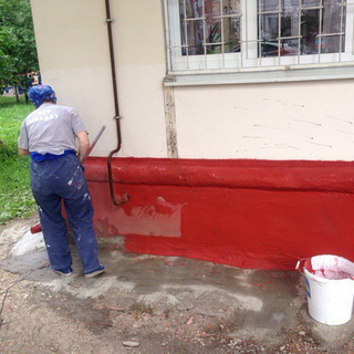 Как да се боя на фасадата на къщата с ръцете си снимка, подготовка за боядисване на фасадата и боя селекцията