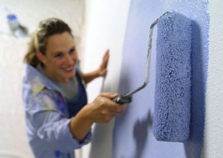 Как да рисува по стените със собствените си ръце избора на състава и правилата за тяхното прилагане