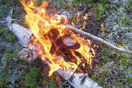 Как да се запали огън вида на пожари и тяхното предназначение