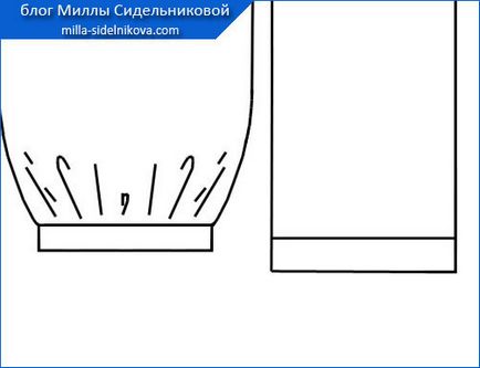Как да си направим маншет на панталоните (белезници) Как да си направим маншет панталона