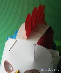 Как да си направите маска петел и пиле
